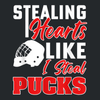 Stealing Heart Like I Steal Pucks Valentines Day Hockey Kids T Shirt Crewneck Sweatshirt | Artistshot