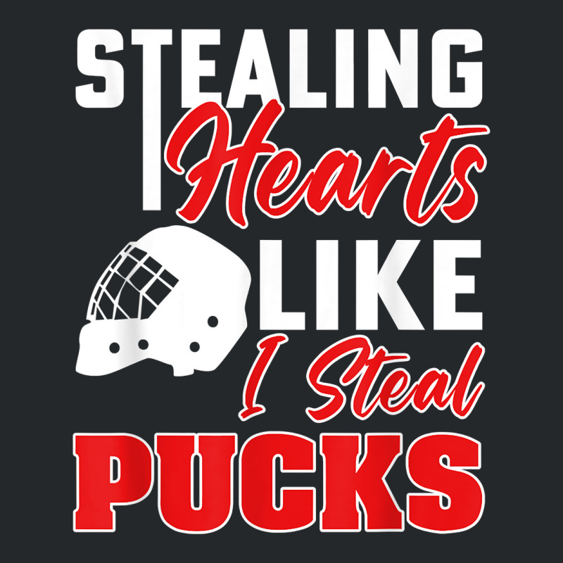 Stealing Heart Like I Steal Pucks Valentines Day Hockey Kids T Shirt Crewneck Sweatshirt | Artistshot