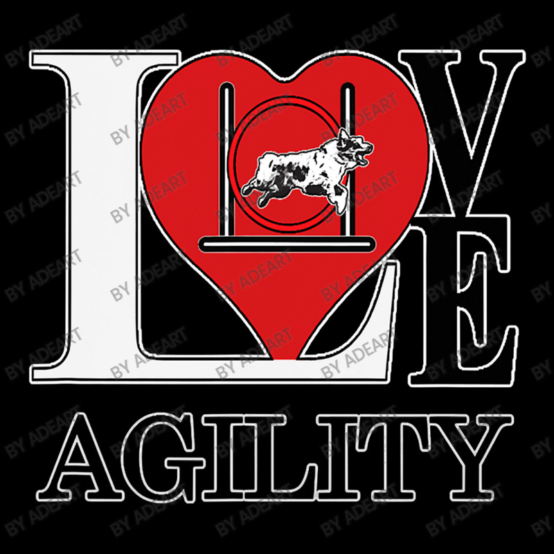 Dog Agility Love Agility With An V-Neck Tee by AdeArt | Artistshot