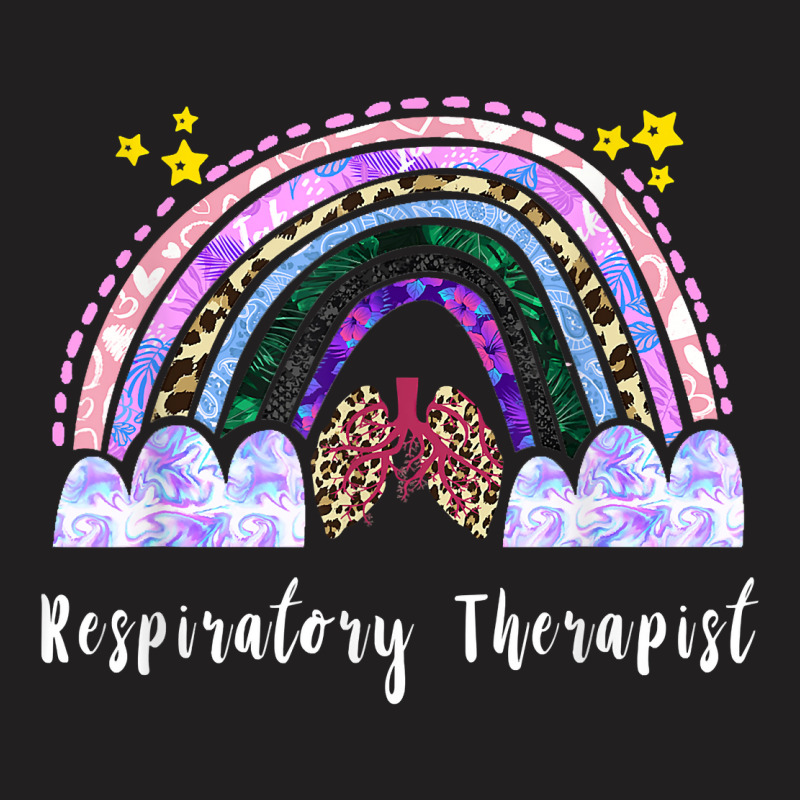 Respiratory Therapist Rainbow Lung Leopard Therapy T-shirt | Artistshot