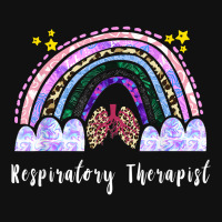 Respiratory Therapist Rainbow Lung Leopard Therapy Graphic T-shirt | Artistshot