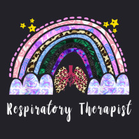 Respiratory Therapist Rainbow Lung Leopard Therapy Unisex Sherpa-lined Denim Jacket | Artistshot