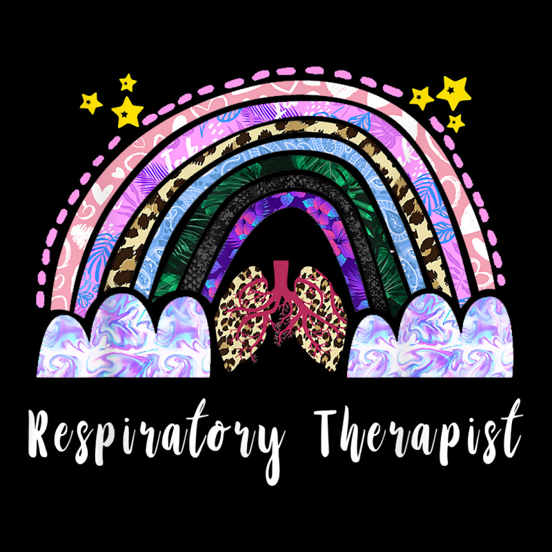 Respiratory Therapist Rainbow Lung Leopard Therapy V-neck Tee | Artistshot