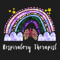 Respiratory Therapist Rainbow Lung Leopard Therapy Classic T-shirt | Artistshot