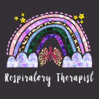 Respiratory Therapist Rainbow Lung Leopard Therapy Vintage Hoodie | Artistshot