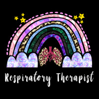 Respiratory Therapist Rainbow Lung Leopard Therapy Lightweight Hoodie | Artistshot