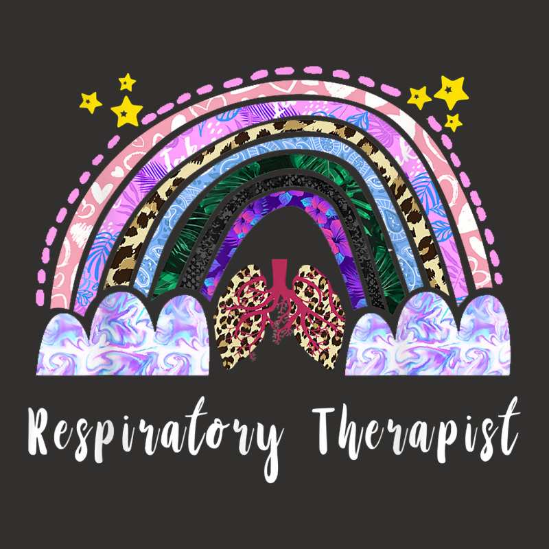 Respiratory Therapist Rainbow Lung Leopard Therapy Champion Hoodie | Artistshot