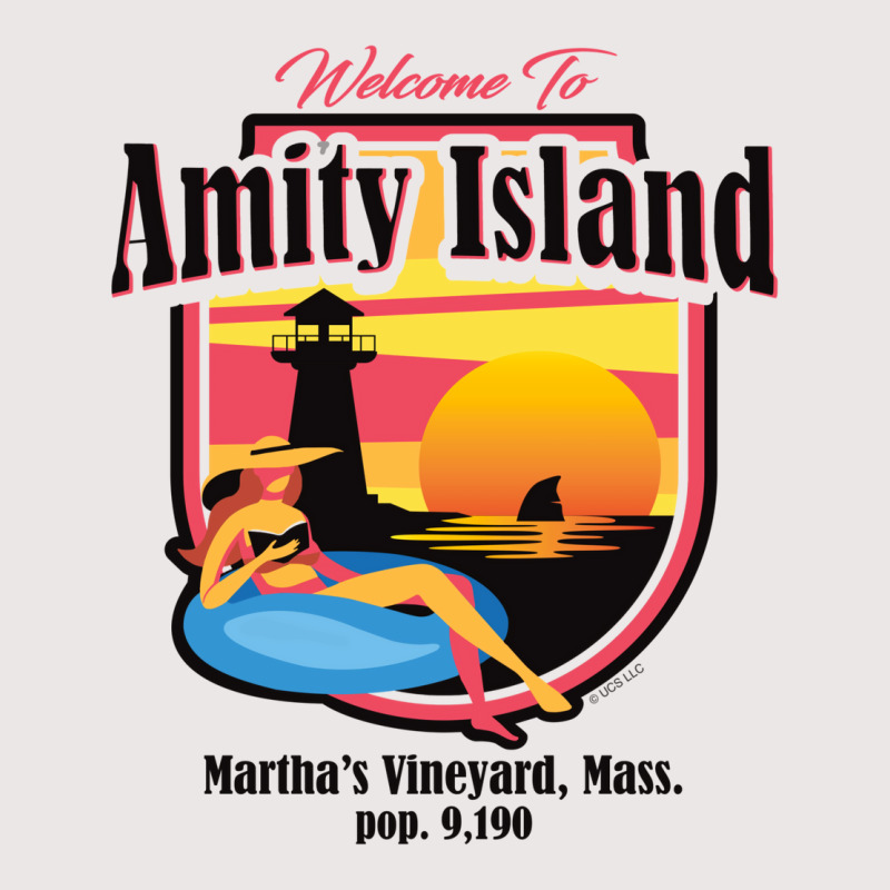 Welcome To Amity Island (universal © Ucs Llc) Pocket T-shirt | Artistshot