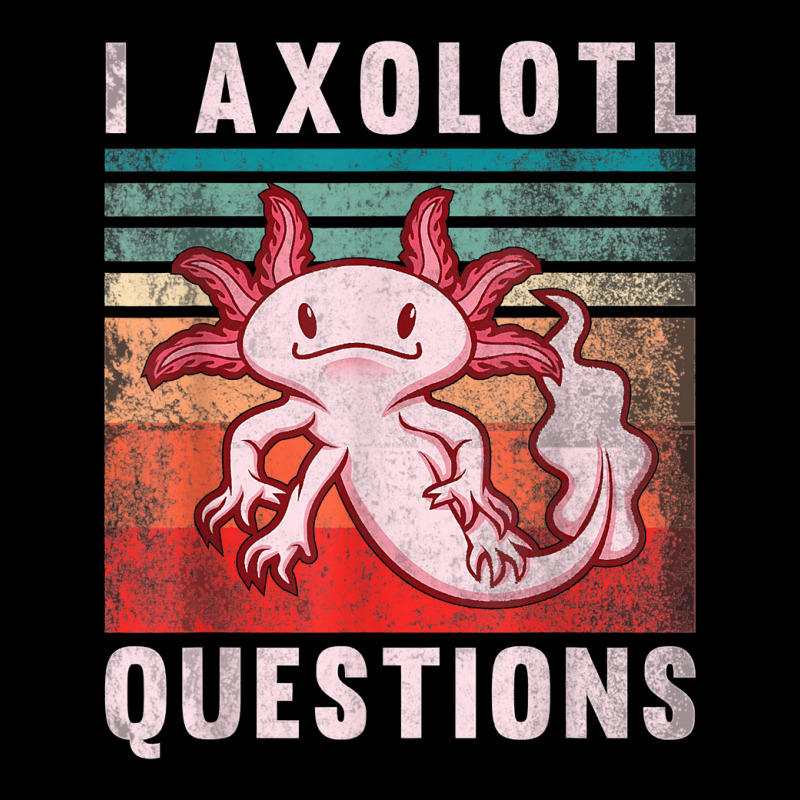 Retro 90s Axolotl Funny I Axolotl Questions Zipper Hoodie | Artistshot