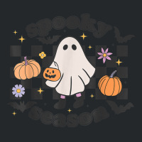 Retro Groovy Spooky Season Halloween Ghost Boo Fall Autumn Crewneck Sweatshirt | Artistshot