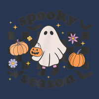 Retro Groovy Spooky Season Halloween Ghost Boo Fall Autumn Men Denim Jacket | Artistshot