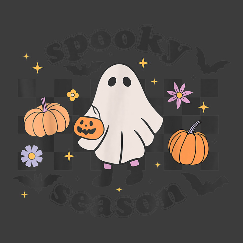 Retro Groovy Spooky Season Halloween Ghost Boo Fall Autumn Men's Polo Shirt | Artistshot