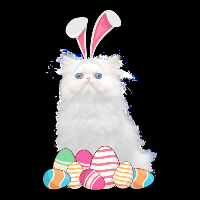 Easter Day T  Shirt Easter Cat Persian With Bunny Ears & Eggs Gift T Pocket T-shirt | Artistshot