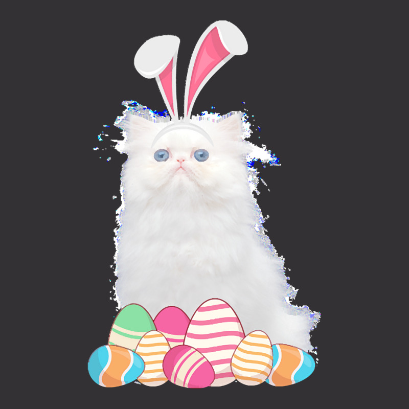 Easter Day T  Shirt Easter Cat Persian With Bunny Ears & Eggs Gift T Vintage Hoodie | Artistshot