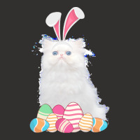 Easter Day T  Shirt Easter Cat Persian With Bunny Ears & Eggs Gift T Champion Hoodie | Artistshot