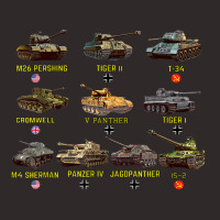 Top Ten Best Ww2 Tanks M4 Sherman Panzer Iv Tiger Ii T-34 Racerback Tank | Artistshot