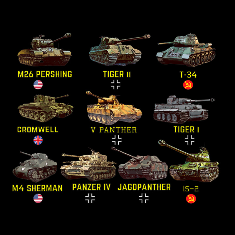 Top Ten Best Ww2 Tanks M4 Sherman Panzer Iv Tiger Ii T-34 Legging by RobertRayColton | Artistshot