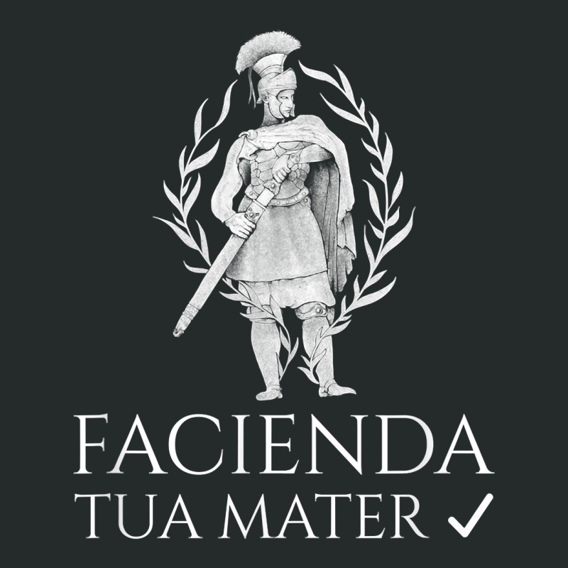 Funny Latin To Do List   Facienda   Tua Mater   Ancient Rome T Shirt Women's Triblend Scoop T-shirt by simonettemjnn | Artistshot