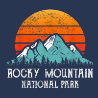 Retro Rocky Mountain National Park Distressed Rocky Mountain Men Denim Jacket | Artistshot