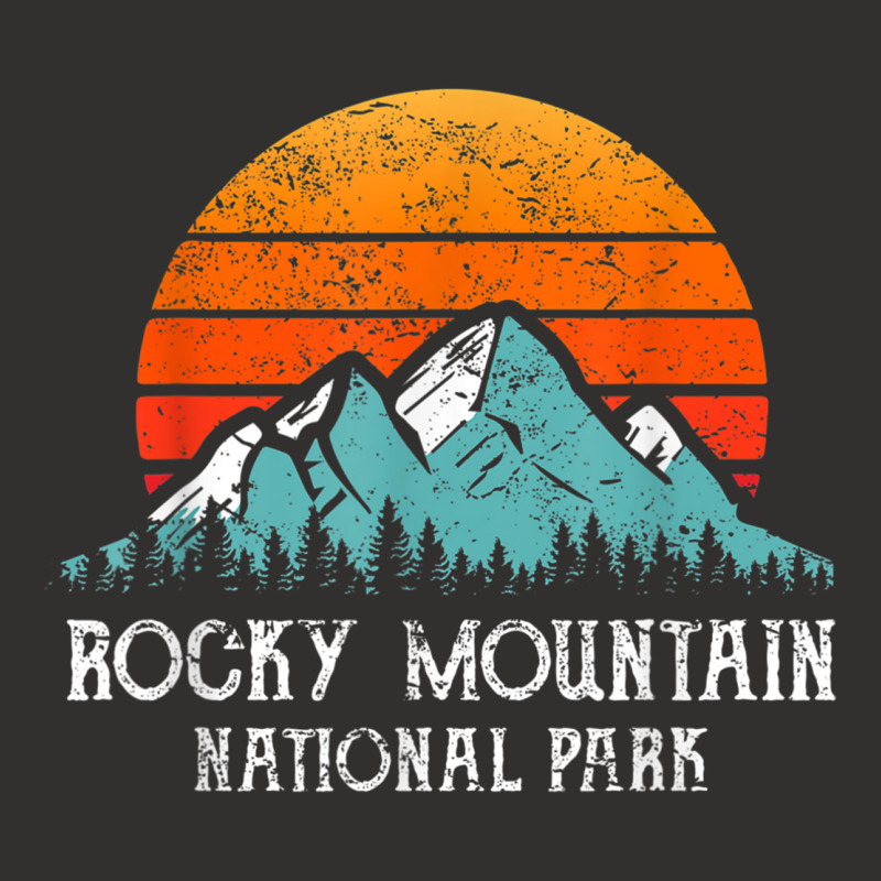 Retro Rocky Mountain National Park Distressed Rocky Mountain Champion Hoodie | Artistshot