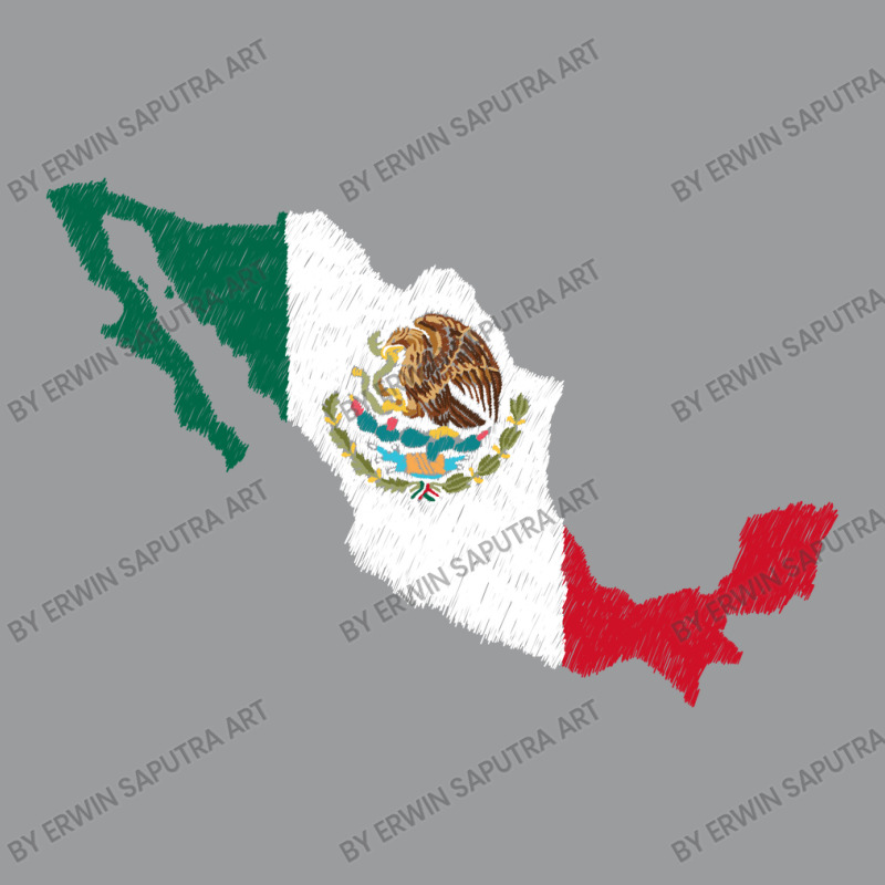 Mexico Map Flag Drawing Line Art Classic T-shirt by Erwin Saputra Art | Artistshot