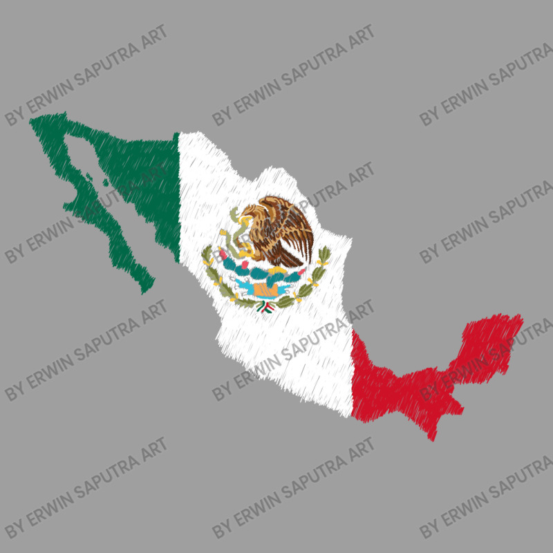 Mexico Map Flag Drawing Line Art Youth Tee by Erwin Saputra Art | Artistshot