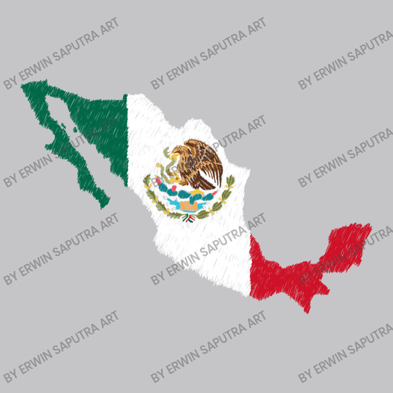 Mexico Map Flag Drawing Line Art Baby Bodysuit by Erwin Saputra Art | Artistshot