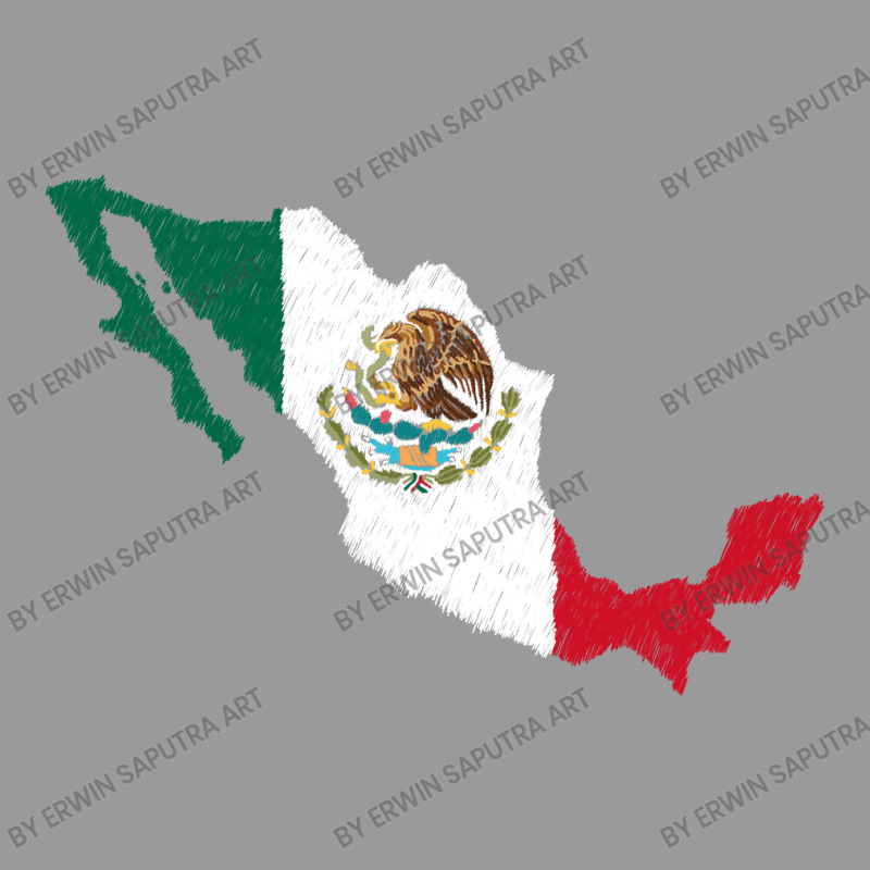 Mexico Map Flag Drawing Line Art Baby Bibs by Erwin Saputra Art | Artistshot