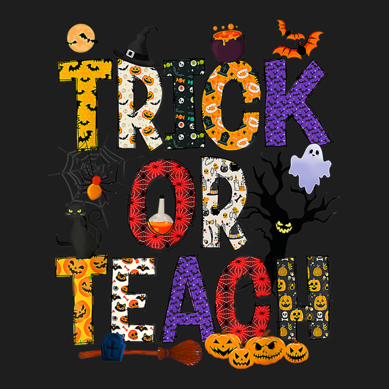 Retro Trick Or Teach Teacher Halloween Costume Men Women Classic T-shirt | Artistshot