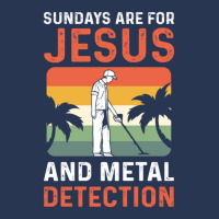 Sundays Are For Jesus And Metal Detection 1 Men Denim Jacket | Artistshot