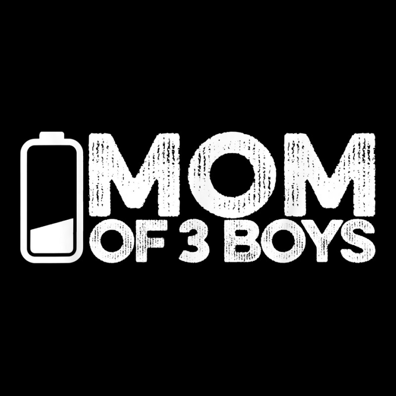 Funny Mom Mother Mommy Mother's Day Mom Of 3 Boys T Shirt Holiday ...