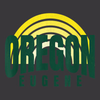 Groovy Eugene Green Yellow Old School Striped Eugene Oregon T Shirt Ladies Curvy T-shirt | Artistshot