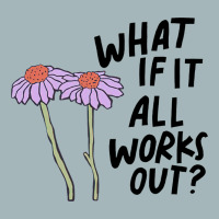 Floral What If It All Works Out Sweatshirt Unisex Sherpa-lined Denim Jacket | Artistshot