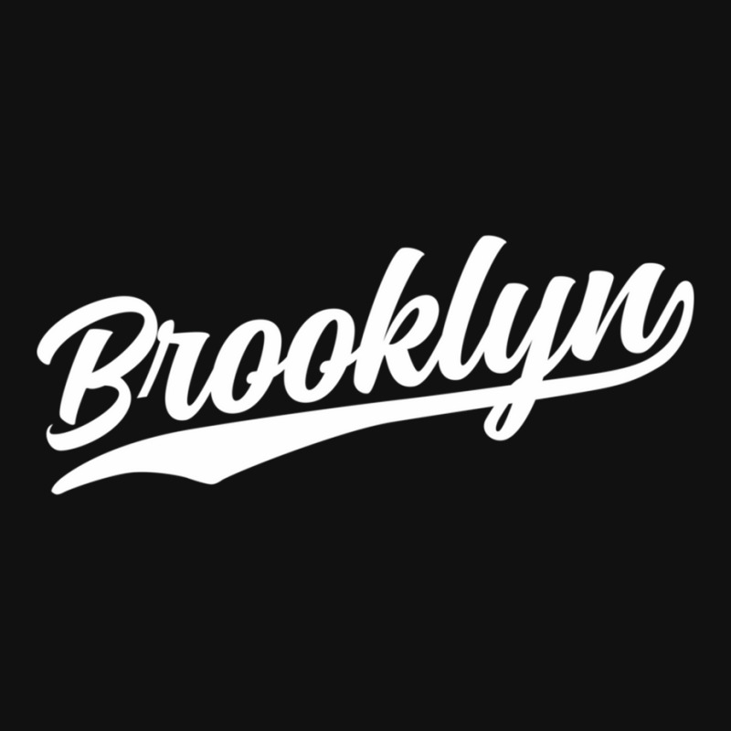 Brooklyn New York Cool Ny Retro 1970s Dark Pullover Hoodie Portrait Canvas Print | Artistshot