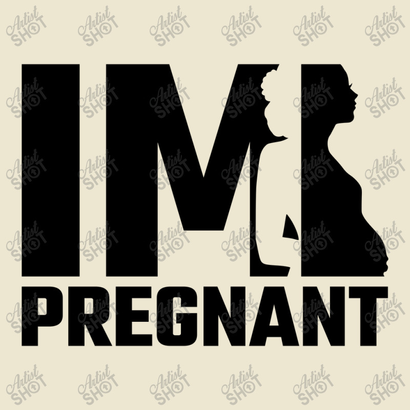 Im Pregnant Cropped Hoodie by Aloenalone | Artistshot