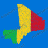 Mali Map Flag Drawing Line Art License Plate | Artistshot