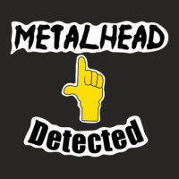 Metalhead Detected Ladies Fitted T-shirt | Artistshot