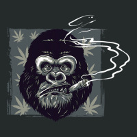 Smoking Angry Monkey Women's Triblend Scoop T-shirt | Artistshot