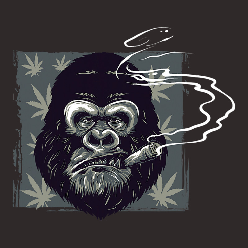 Smoking Angry Monkey Racerback Tank by AURRADILLARD | Artistshot