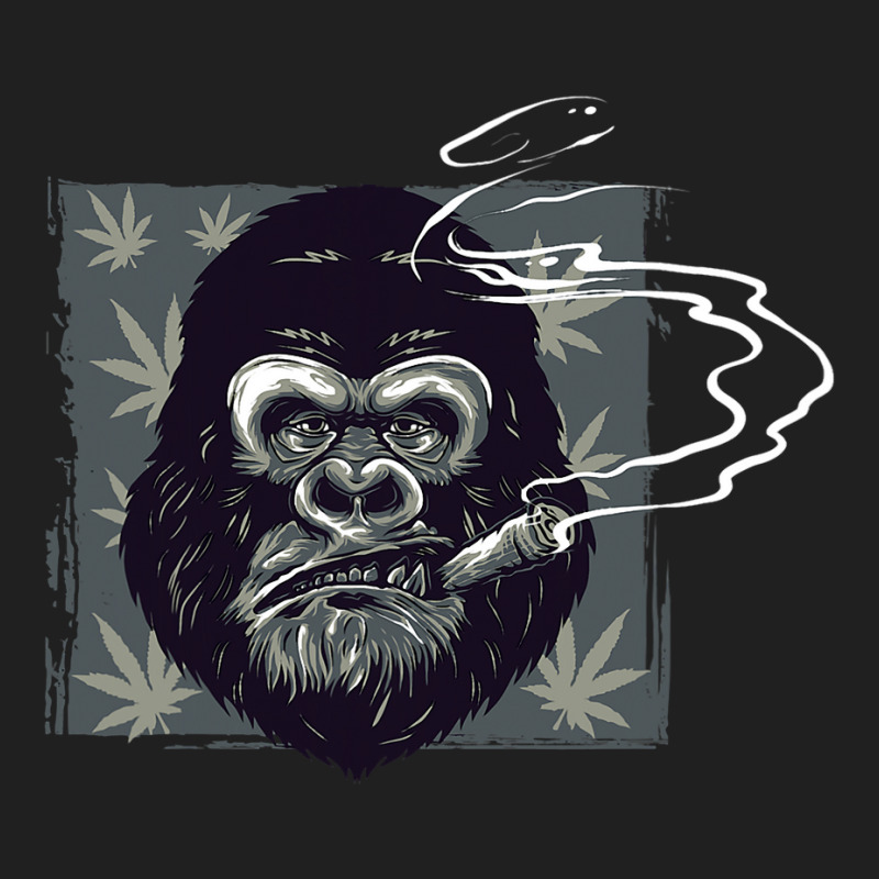 Smoking Angry Monkey Ladies Polo Shirt by AURRADILLARD | Artistshot