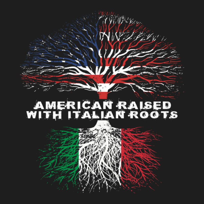 American Raised With Italian Roots Italy Pullover Hoodie Classic T-shirt by JoshuaDavidRocoe | Artistshot