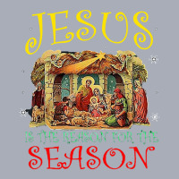 Jesus Christmas Nativity Jesus Is The Reason For The Season Manger 442 Tank Dress | Artistshot