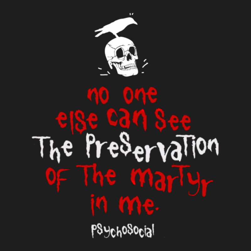 Psychosocial Lyrics Art 1 Classic T-shirt by AngelinoGuron | Artistshot