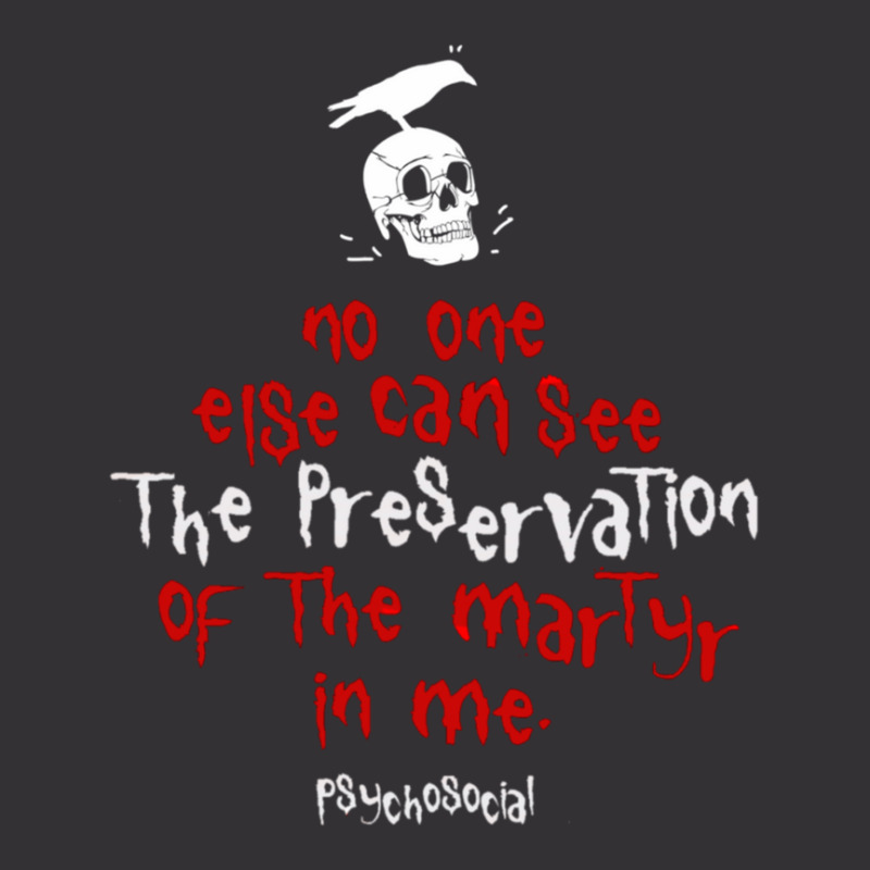 Psychosocial Lyrics Art 1 Vintage Short by AngelinoGuron | Artistshot