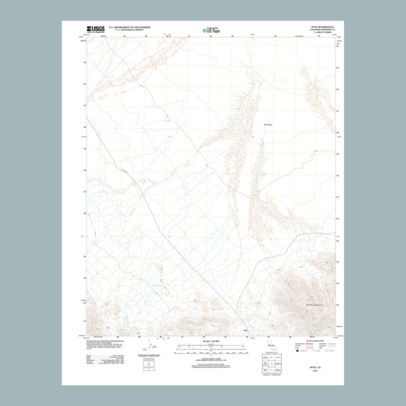 Usgs Topo Map California Ca Styx 20120319 Tm Geo 1 Unisex Sherpa-lined Denim Jacket | Artistshot