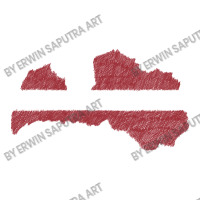 Latvia Map Flag Drawing Line Art Sticker | Artistshot