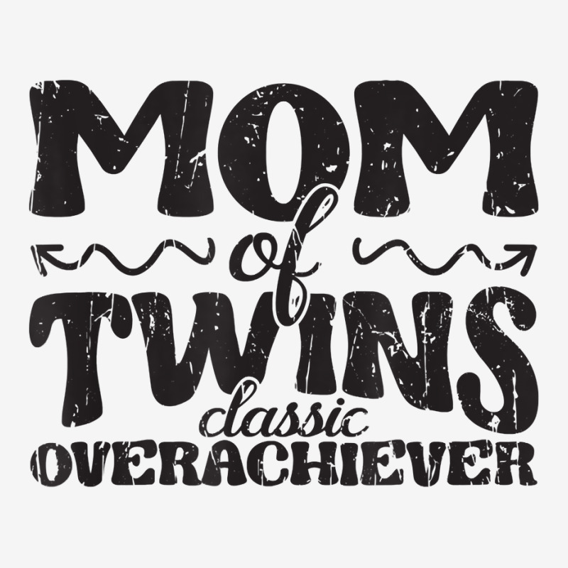 Mom Of Twins Classic Overachiever   Mom T Shirt Adjustable Cap | Artistshot