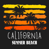 California Summer Beach For Dark Classic T-shirt | Artistshot