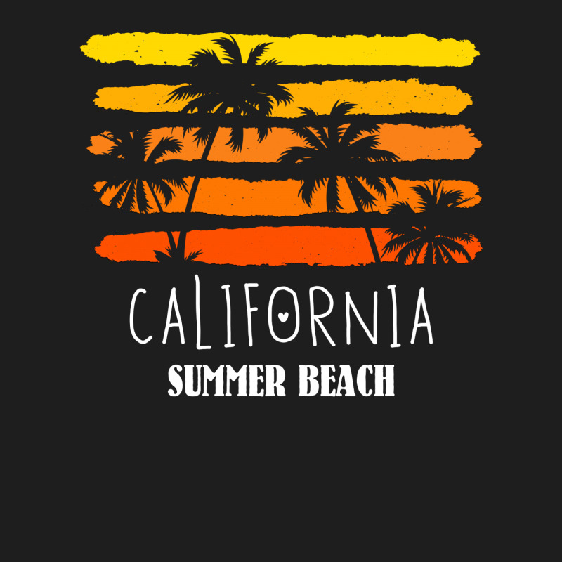 California Summer Beach For Dark Classic T-shirt | Artistshot