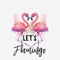 Let's Flamingo Baby Bibs | Artistshot